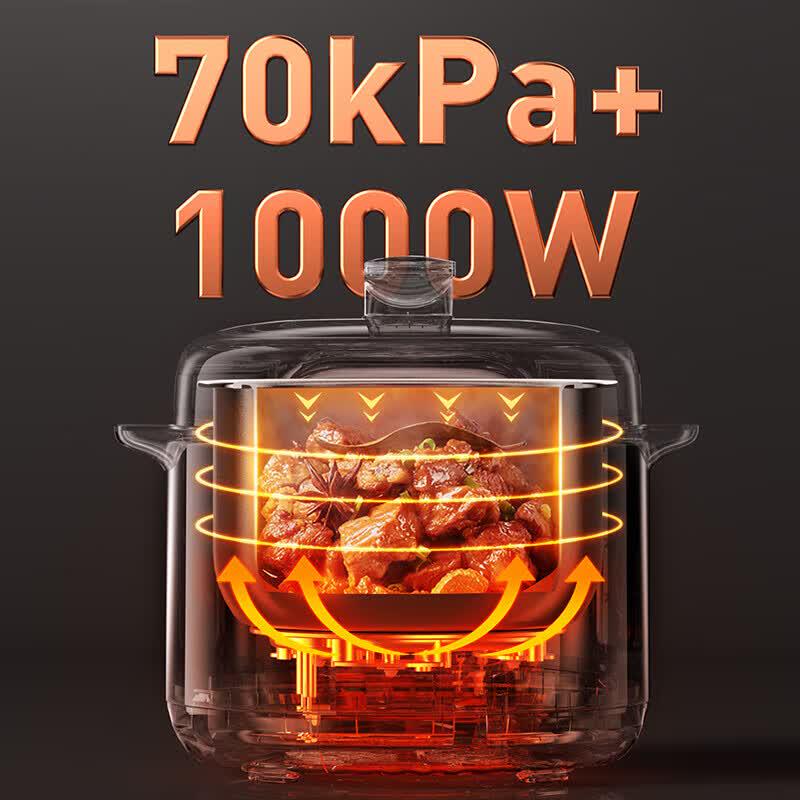 SUPOR 5L Smart Electric Pressure Cooker CN plug (adapter included)