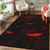 Anime Sharingan Carpet Rug Large Soft Flannel Floor Mat for Bedroom Living Room Decor Lightweight Blanket for Adults Kids Gift
