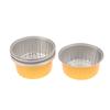10Pcs Reusable Round Aluminum Foil Tin Cup Pudding Cake Molds Baking Tools