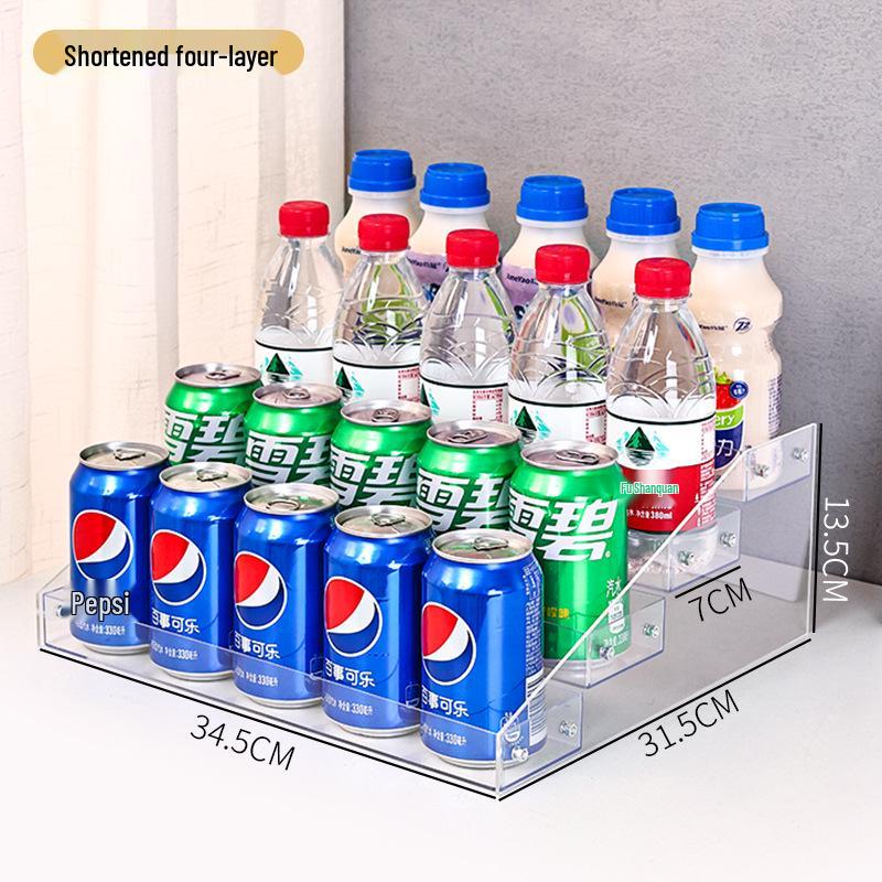 Dryckeshylla Multifunktionell Displayhylla för Mjölkte och Drycker - Liten, Flerlagers Förvaringshyllor för Närbutiker