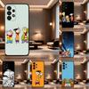 Cartoon Ed Edd N E-Eddy Phone Case For Samsung Galaxy A73,31,32,72,41,53,52,71,22,5G,Note,J7,8,9 Soft Black Cover