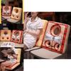 Creative Lock Shaped Plush Pillow Unique Funny Office Neck Support U Shape Cushion