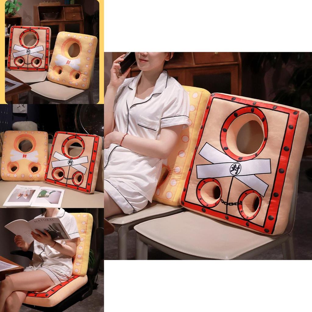 Creative Lock Shaped Plush Pillow Unique Funny Office Neck Support U Shape Cushion