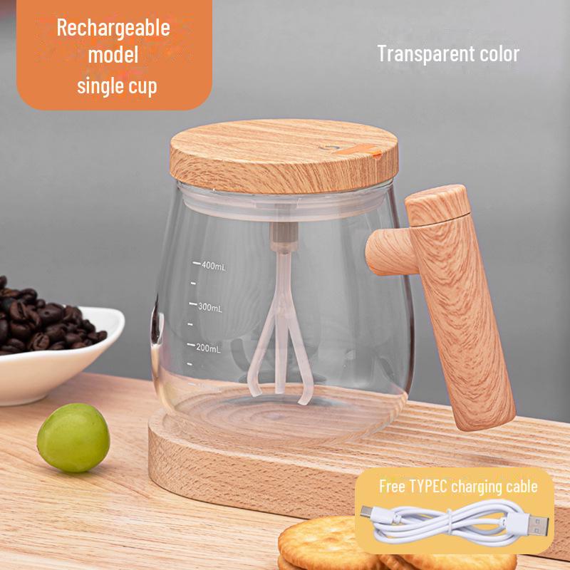 Electric Magnetic Stirring Coffee Cup - Portable, Rechargeable, and Easy To Use