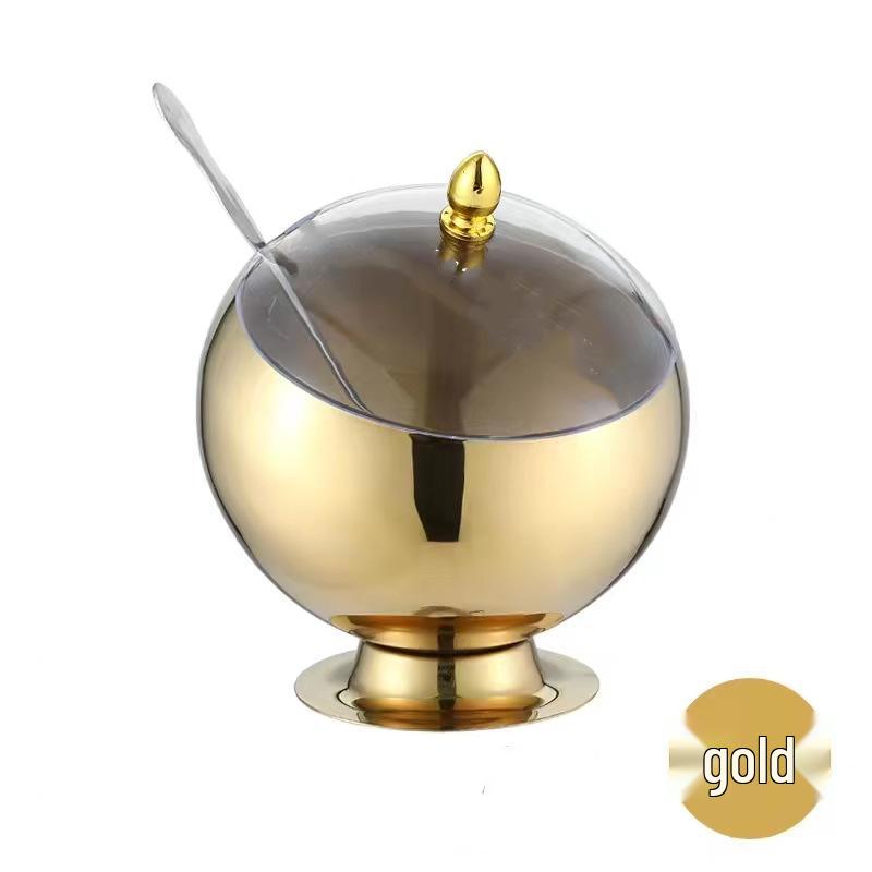 Korean-Style Stainless Steel Slanted Bowl for Hot Pot and Self-Service Seasoning