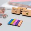 1000Pcs Staples Per Pack 1/4 Inch 26/6 Standard Staples 6 Colors Stapler Refills  Desktop Staplers