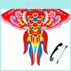 Traditional Triangular Polyester Goldfish Kite With Glass Fiber Frame For Outdoor Kids Play