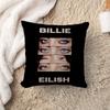 Hot Singer B-Billie E-Eilish Maple Design Cushion Cover Happy Autumn Harvest decor Holiday Decorati Pillow Cover