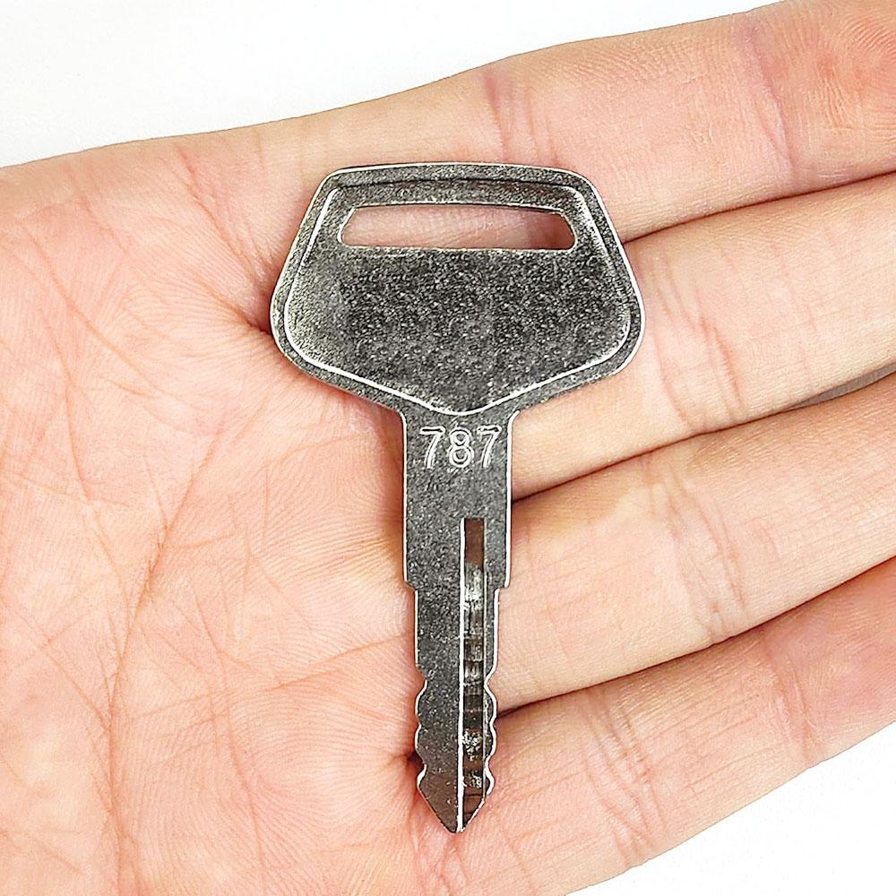 2Pcs Ignition Keys For Komatsu 787 Excavator, Dozer, Loader ELI80-0115, TR261434