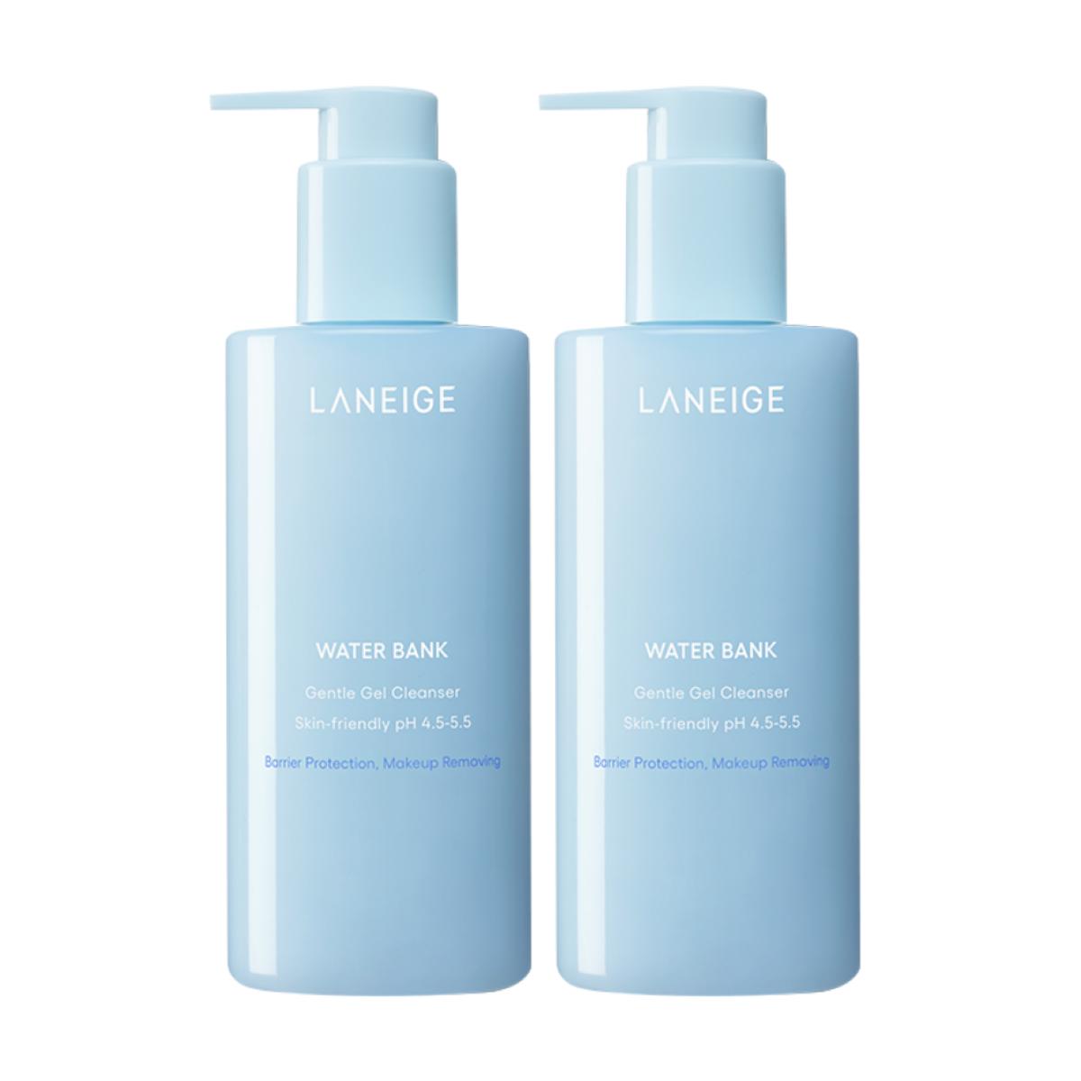 Laneige Water Bank Нежный Гель-Очищающее Средство 250 мл x 2 шт Освежающее Очищение