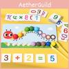 Kids Wooden Toy With Colorful Beads Caterpillar Early Education Cognitive Skills