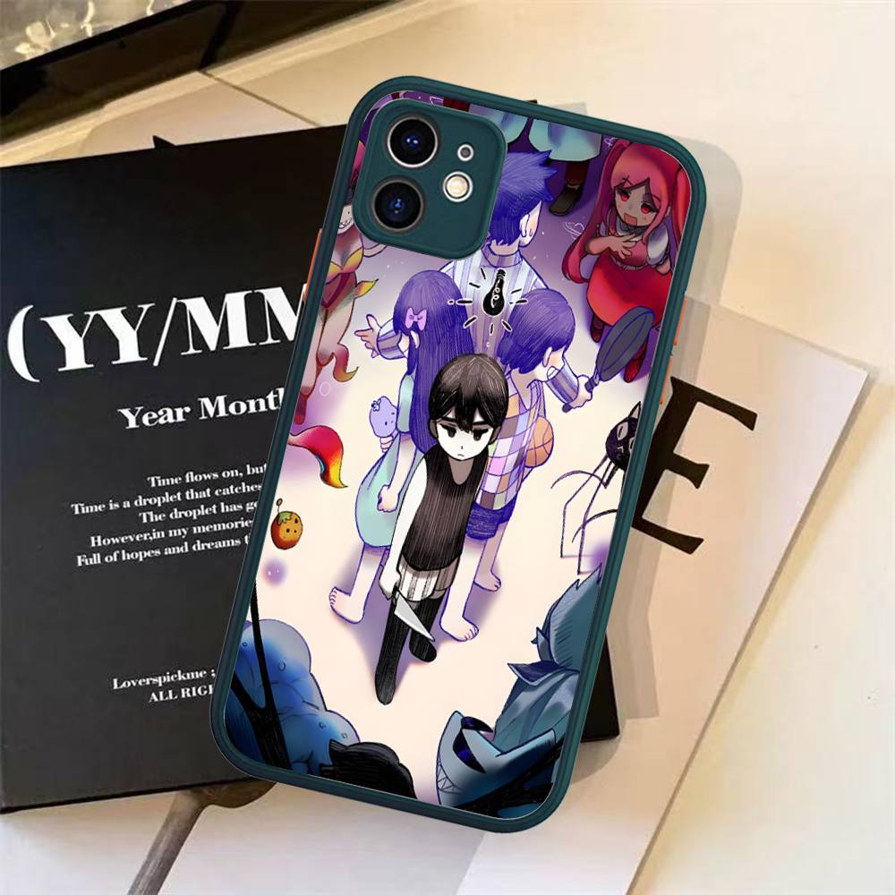 Game Omori Silicone Case For IPhone 16 15 14 13 12 11 Pro Max Plus X XS MAX Shockproof Matte Cover