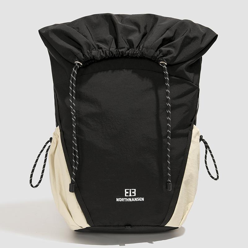 

Children s schoolbag, elementary school students, junior high school girls, new high school students splicing backpack, чорний