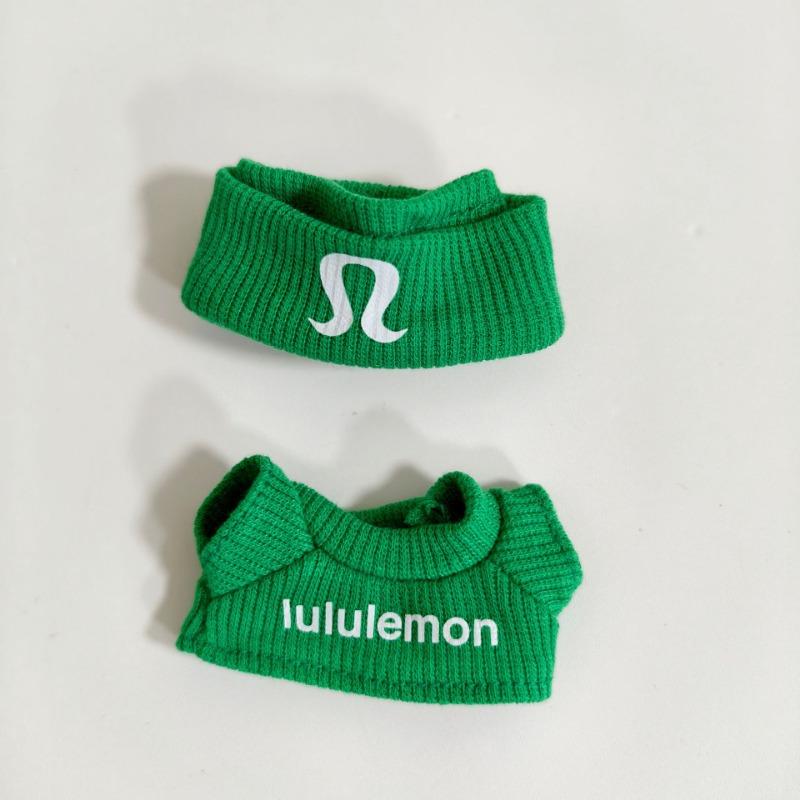 For the Four generations of 10CM keychain mini cloth clothes LULU sports stretch shirt set pendant LABUBU