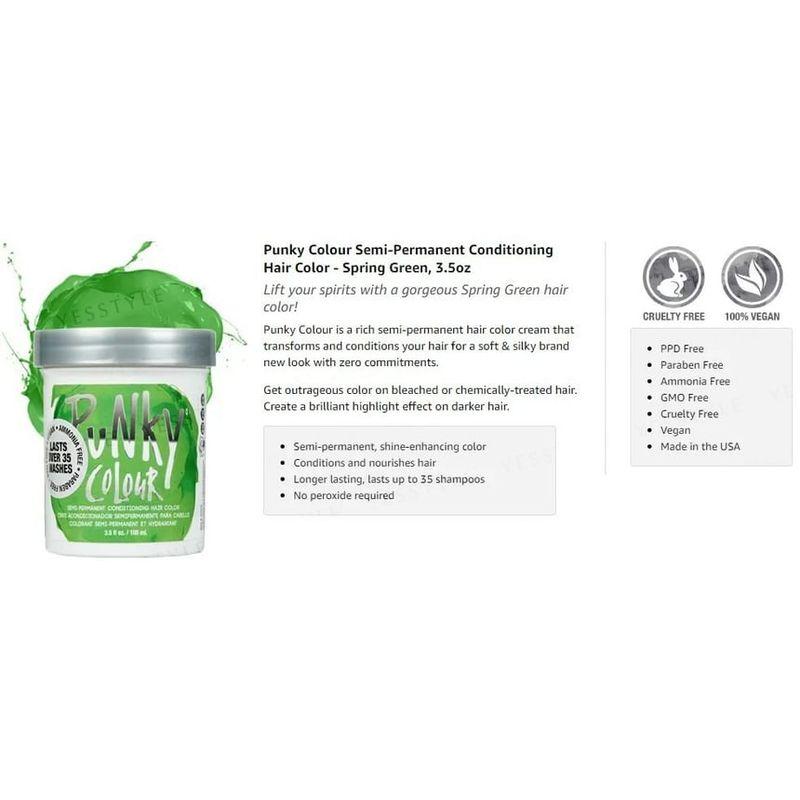 Punky Colour - Semi-Permanent Conditioning Hair Color Alpine Green