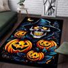 Halloween Pumpkin Head Pattern Rug Carpets for Bedroom Living Room Sofa Mat Creative Door Mat Dressing Room Rugs Play Mats Gifts