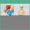 Adventure Charming Tintin Character Figurines Set Of Six Pvc Toys Display For