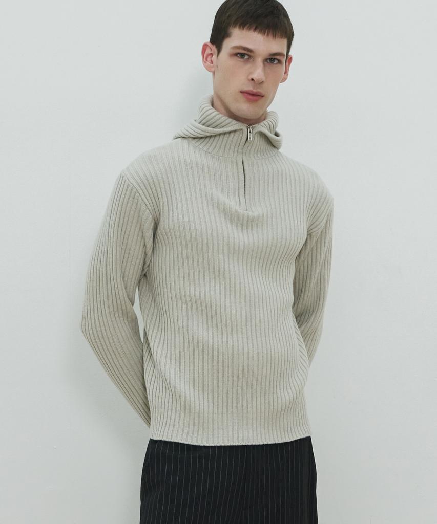 MOONSUN Unisex, Balaclava Knit Top / Mist