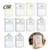 Clear Mesh Pouches Transparent Nylon Document Bag, Portable Lightweight File Organizer with Zipper Travel Holders And Strap, Large Capacity Holder for