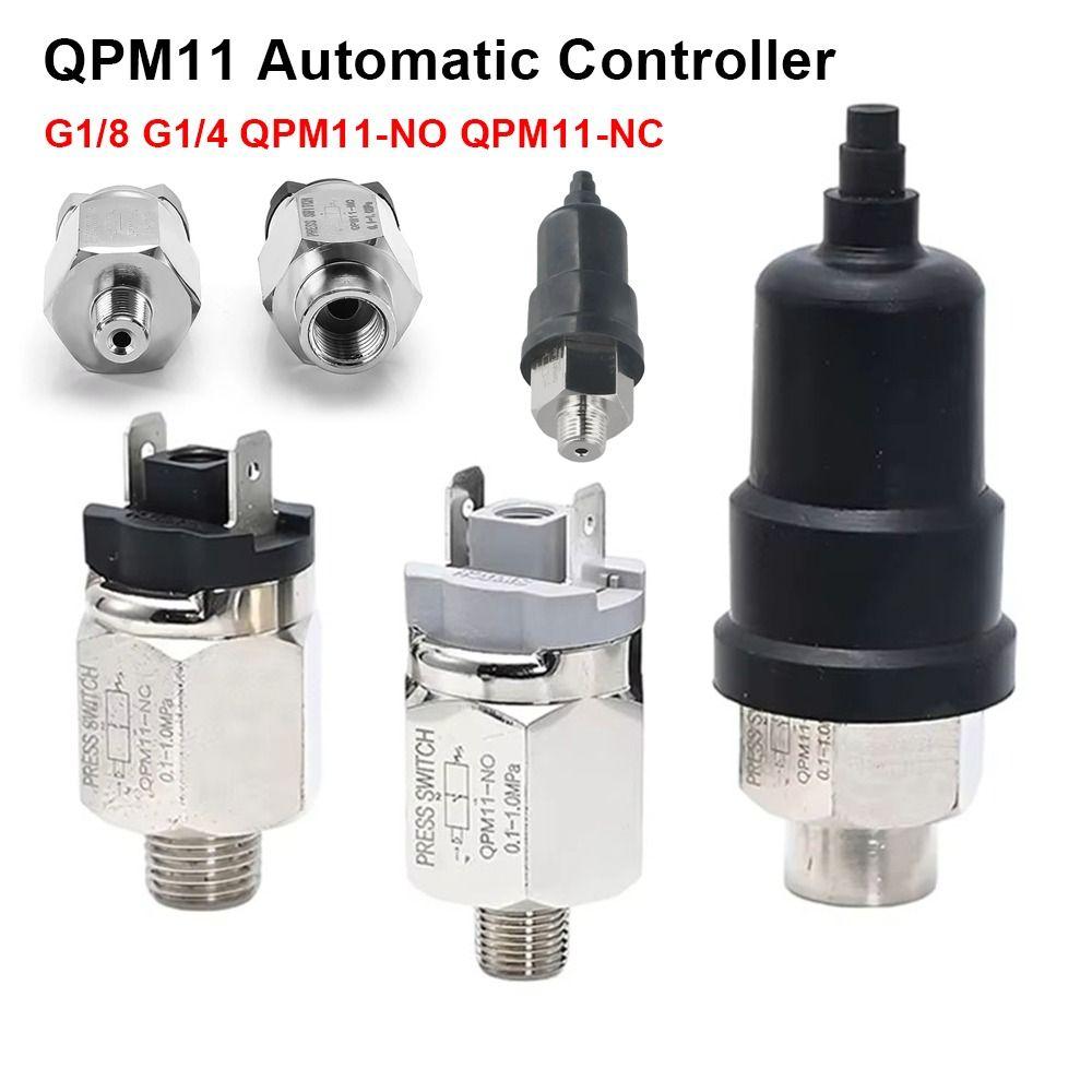 1 st QPM11-NO QPM11-NC Lufttrycksbrytare Justerbar 0,1-1 MPa QPM11 Automatisk Styrenhet G1/8 G1/4 Hydrauliskt Membran