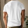 Europe And The United States Solid Color Men's Summer Versatile Short-sleeved Casual Knitted T-shirt