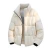 Men's Winter Down Jacket - Thick, Loose, Short, Warm Stand Collar Coat