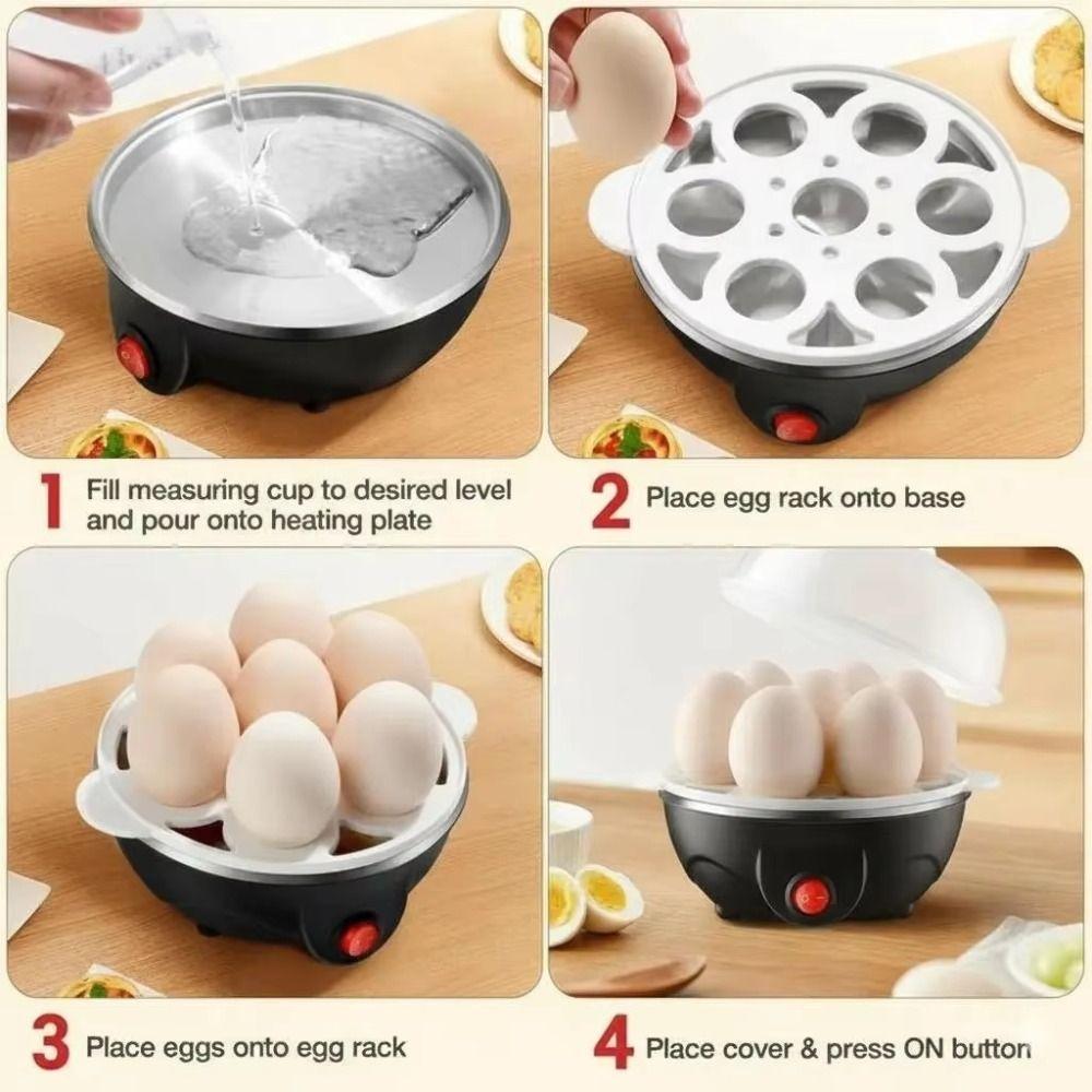 Automatic Power Off Egg Cooker Single Layer/double Layer/triple Layer Egg Steamer  Home
