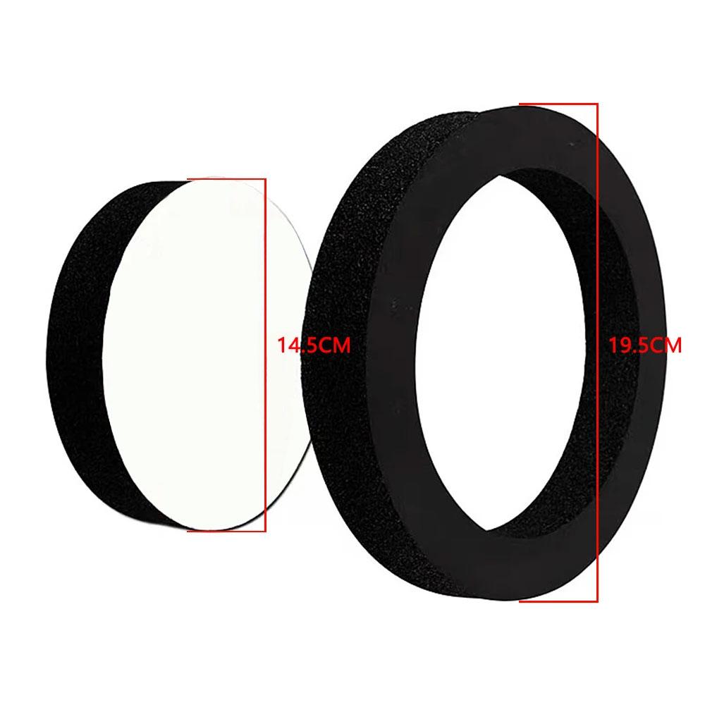 

1pcs Car Speaker Ring Bass Door Trim Sound Insulation Cotton Audio Speakers Insulation Ring Sound Self Adhesive Parts