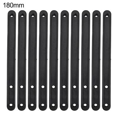 10 Stück Kunststoff Schubladenschienen Ersatz Schubladenführungen 180mm 235mm 298mm für Schubladen mit leichtgängiger, leiser Bedienung