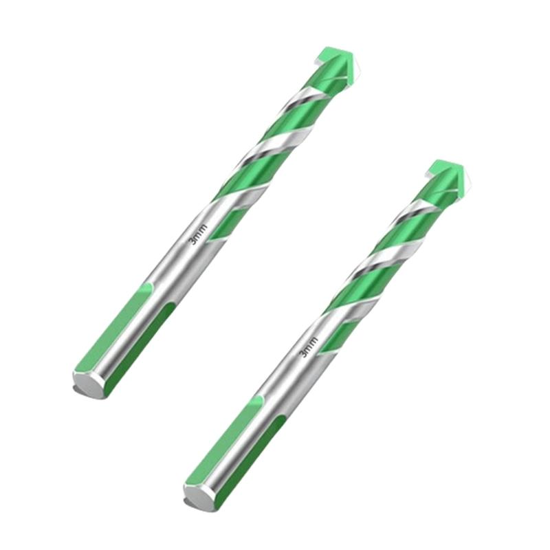 Spiralbohrer für Fliesen Beton Multifunktionale Bohrer Superharte Schneide Bohrer 3-12mm Schlagbohrer