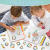 75Pcs Calm Stickers for Anxiety Sensory Textured Sensory Stickers Anti Stress Anxiety Relief Items Boho Calm Sticker Bulk Waterproof Fidget Adults
