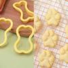 8 Pieces Dog Shaped Mold Set Unique Biscuit Moulds Cute Dog Shaped Fondant Press Cutters ABS Material Suitable for Party