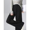 Women's High-Waisted Gray Wide-Leg Trousers - Spring/Autumn 2025 Collection