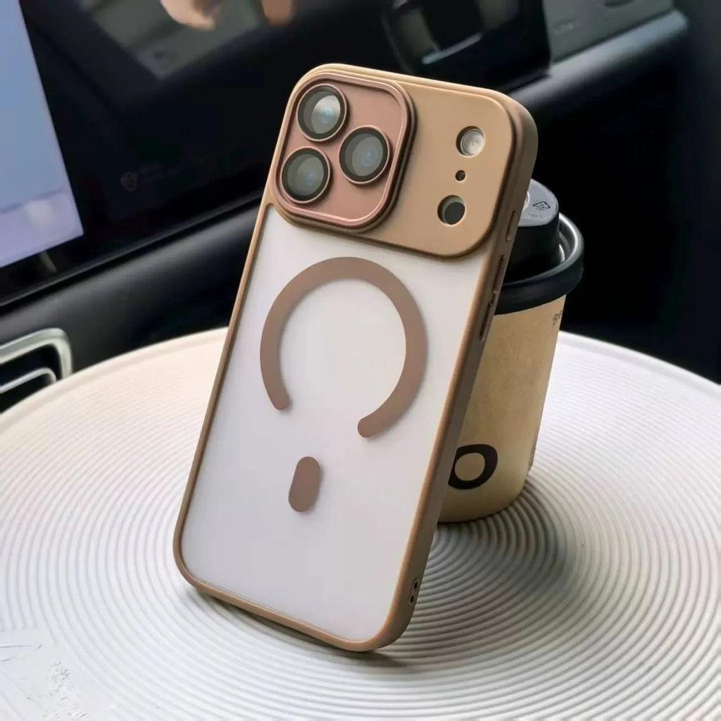 Matte Translunt Lens Protect Magsafe Phone Case For iPhone 17 17 Air 17Pro 17 Pro Max Magnetic Wireless Charge Cover