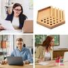 Carve Punch Tool Wooden Desk Tray Holder Adjustable Desktop Stationery Box  Desktop Supplies