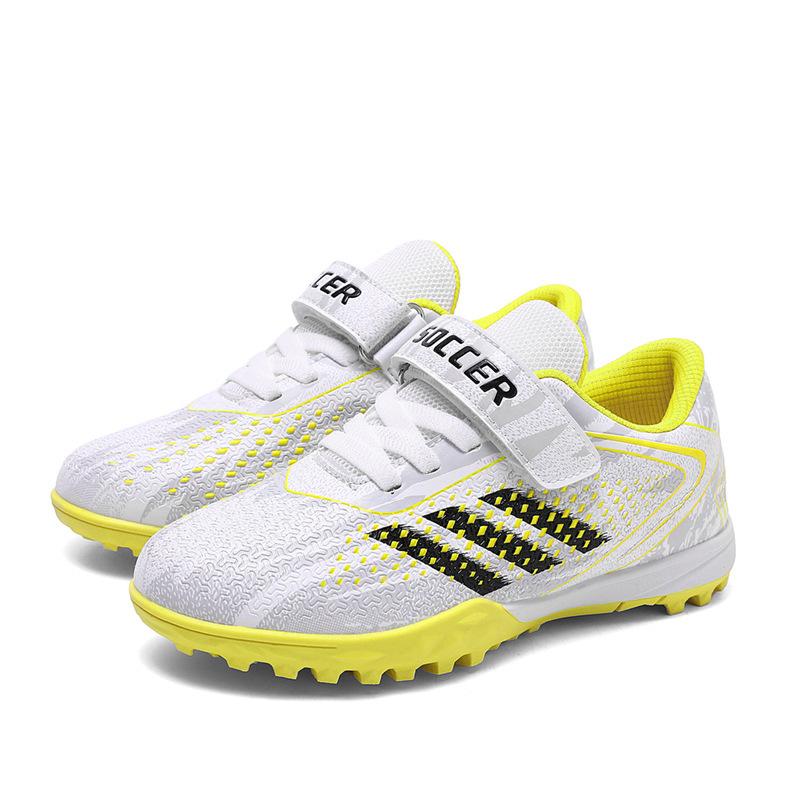 

Children s football shoes with broken nails Artificial turf Men s and women s children s youth students Velcro training shoes 39