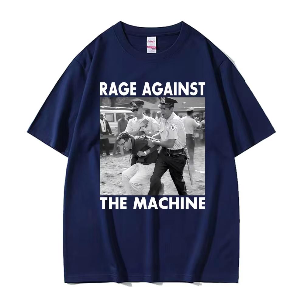 Bernie Sanders Funny Meme Tshirts Rage Against The Machine Graphics T Shirt Men Women Vintage High Street Short Sleeve Top