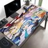 Hatsune Miku Print Mouse Pad, Anti‑Slip Desktop keyboard Mat, for PC Laptop Gaming Working Daily Use, Cool Festival Birthday Gift