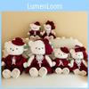 Wedding Plush Themed Bear With Short Plush Material For Romantic Gift Decor And