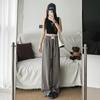 Washed Tencel Jeans Women's Spring Thin High Waist Straight Wide Leg Pants New Loose Casual Sickle Pants