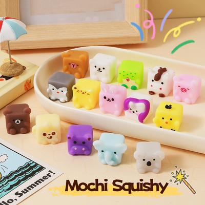 Unikalne Mochi Squishy Ściski Anti-Stress Dla Dzieci Dorosłych Kreskówkowe Zwierzątka Squishy Zestaw Tabas Odprężenie Vent Ściskacz Zabawka Prezent na Imprezę