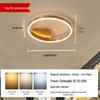 Bedroom LED Ceiling Light with Three-Color Dimming