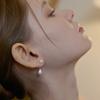 Lewe Teardrop pearl two-way earring