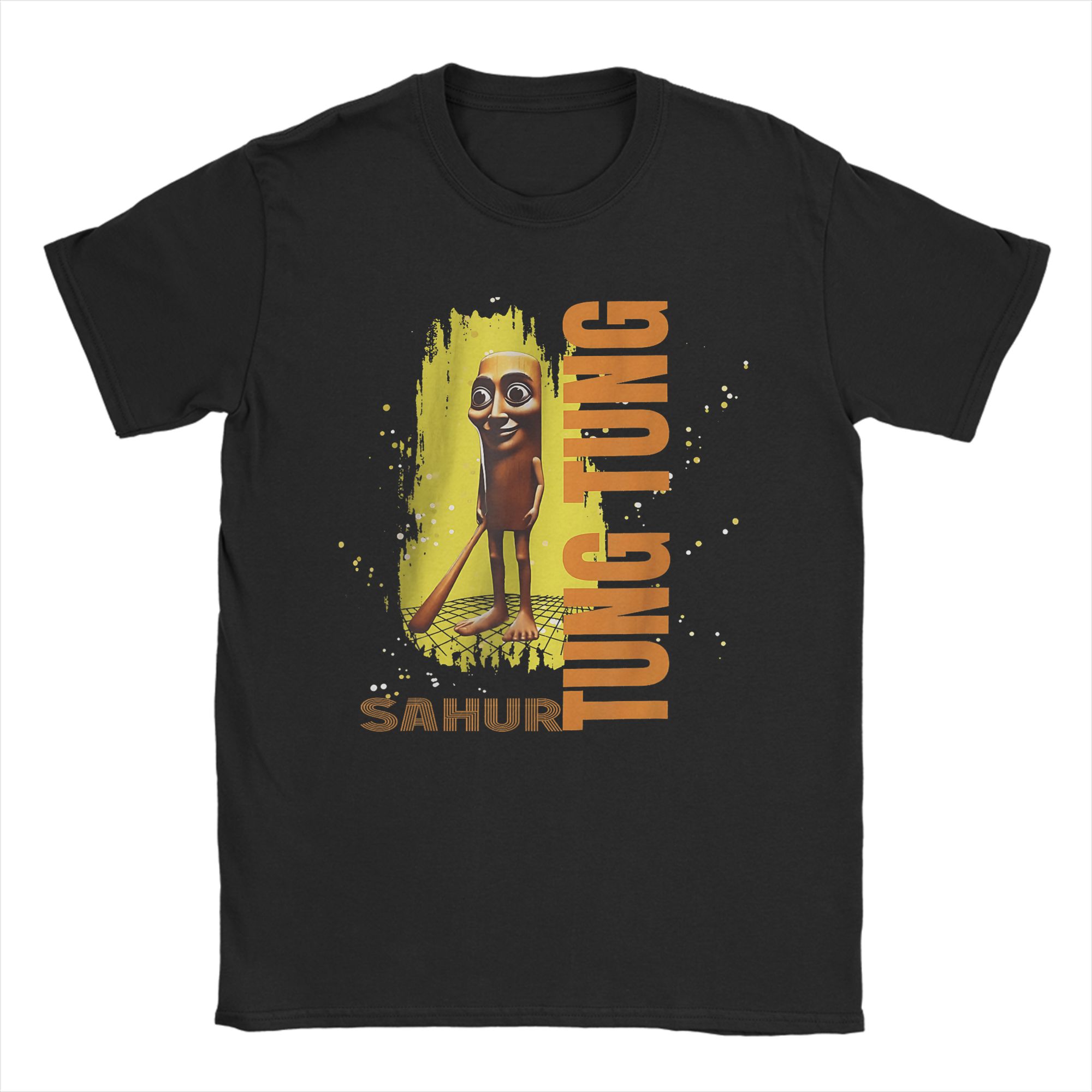 

Tung Tung Tung Sahur Italian Brainrot Meme TShirt Summer Trendy Cool T Shirts Men Pure Cotton Comfortable Plus Size Tees Gift S