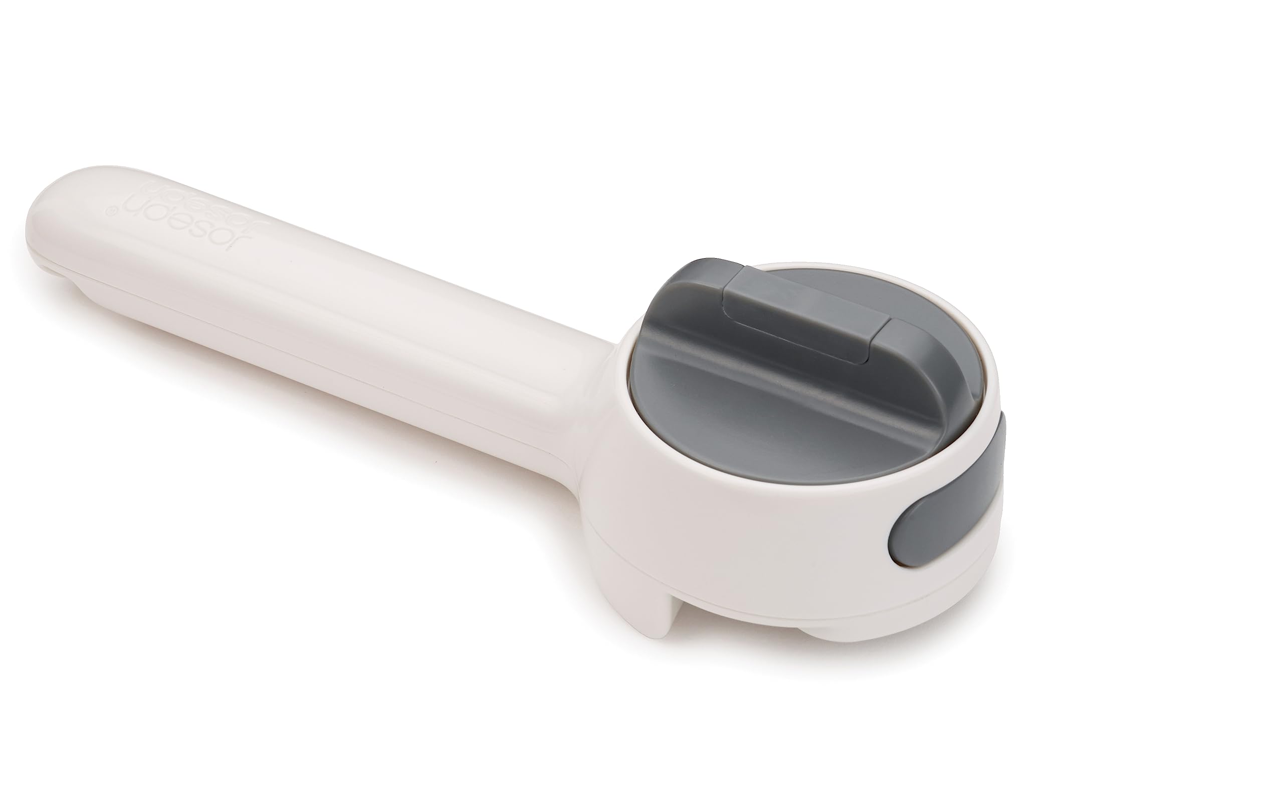Joseph Joseph CanDo Plus Can Opener & Ring Pull with Easy-Grip Long Handle, White/Gray [Authentic Product] 20098