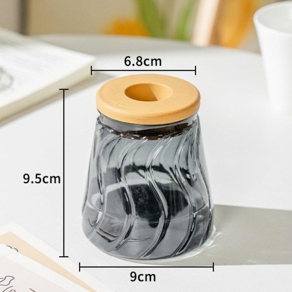 New Plastic Hydroponic Plants Pot Transparent Self-Watering Mini Terrarium Green Plant Flowerpot