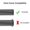 19mm AN10 Valve Cover Vent Outlet K-Swap Breather Fitting Adapter For Honda Civic Acura Rsx Tsx K20 K24 Aluminium Oil Catch Can