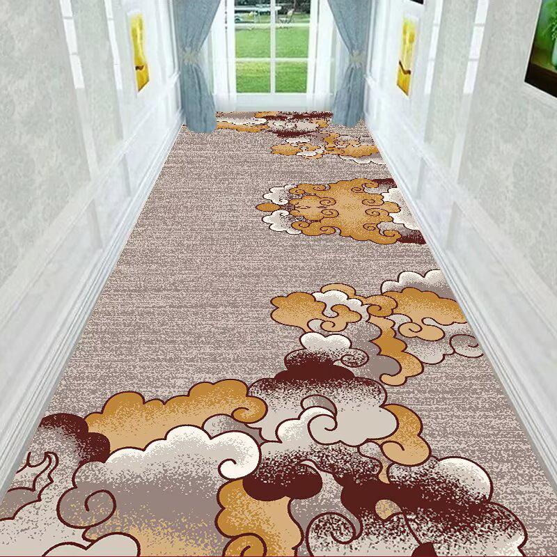 Moderner Heimflur Dekor Teppich Licht Luxus Weich Treppenhaus Rutschfest Langer Teppich Große Größe Eingangsbereich Gangmatte Einfache Reinigung