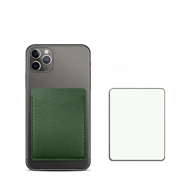 PU Leather Phone Wallet Case, Self-Adhesive Card Holder for Credit ID Cards, Fashion Sticker Back Cover Hot Sale