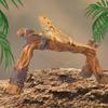 Reptile Branch Resin Climbing Tree Branch For Lizards Multi-functional Amphibian Habitat Decoration For Spiders Lizards Bearded
